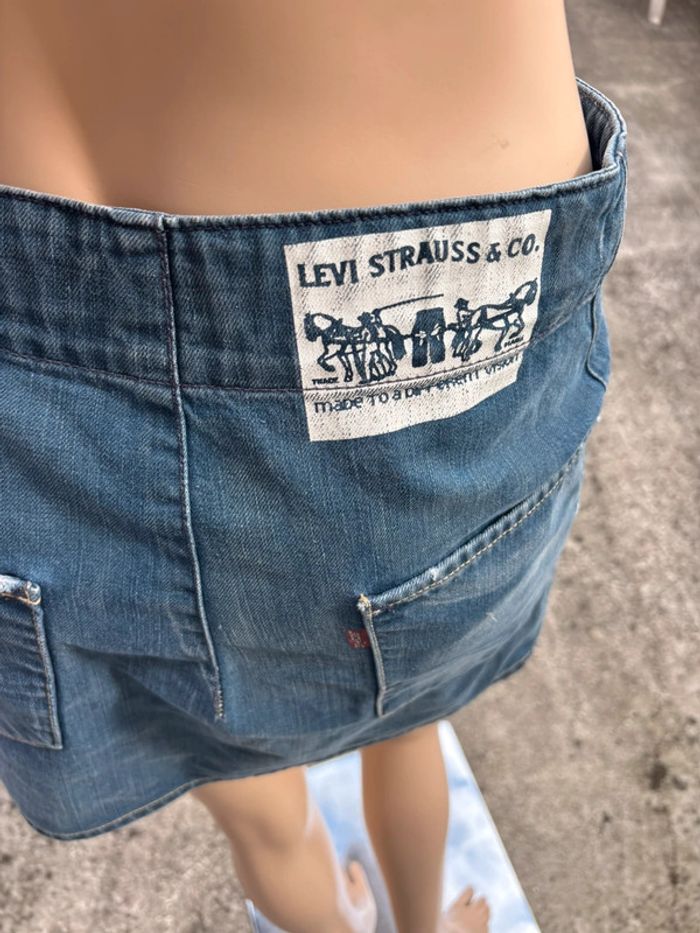 Jupe Lévis Strauss en jeans vintage - photo numéro 7