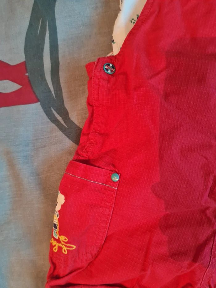 Chemise et salopette short sergent major 2 ans - photo numéro 2