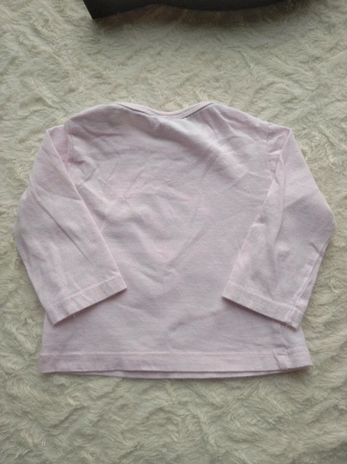 Tee shirt chemise manches longues Fille 3 mois So sweet Minnie Disney 100% coton - photo numéro 8