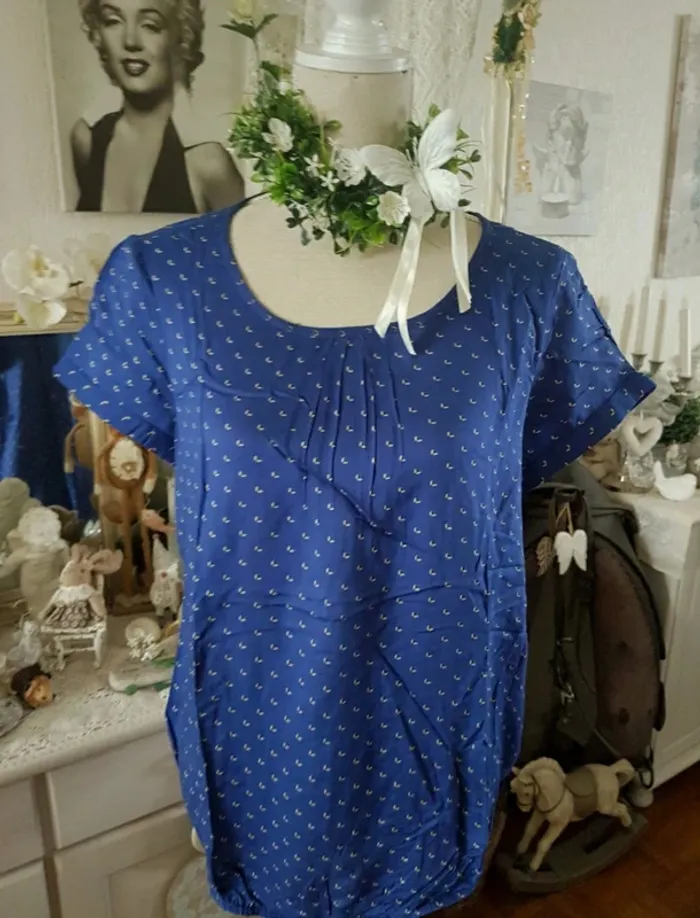 Jolie blouse bleue Lola & Liza Taille L Neuve - photo numéro 2