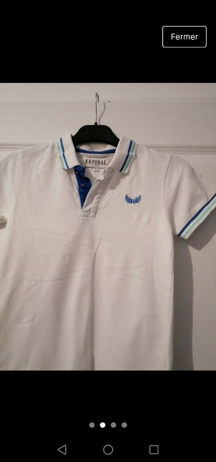 Polo blanc kaporal - photo numéro 2
