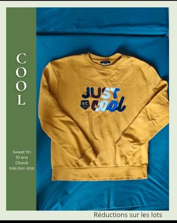 ​☀️ Sweat "JUST BE COOL" – Okaïdi ☀️