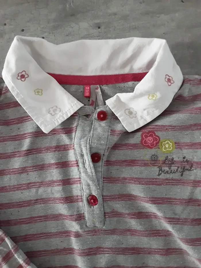 Lot t-shirts fille 10ans - photo numéro 6