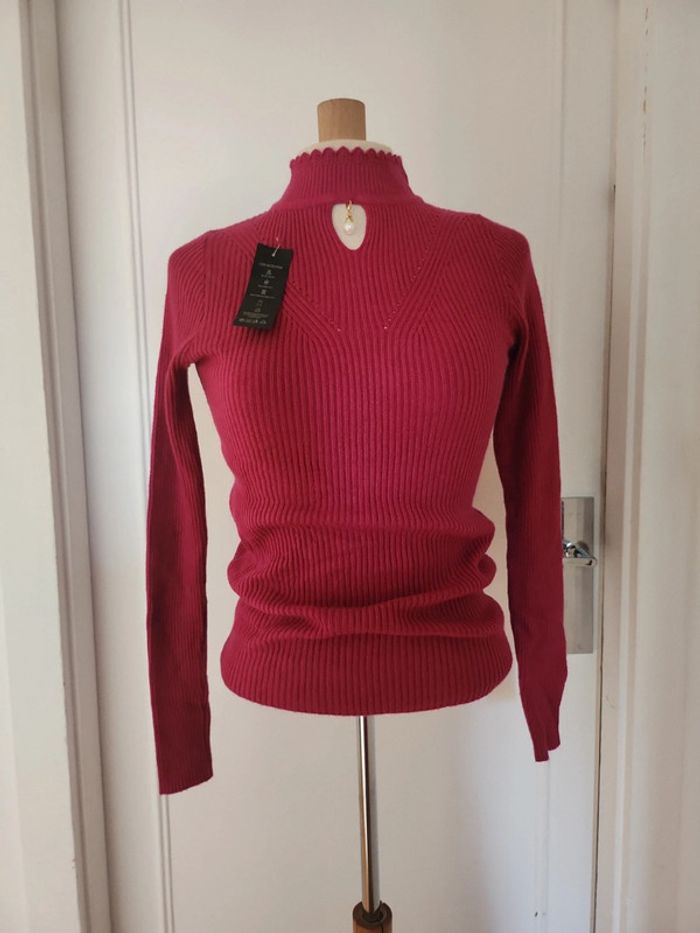 Pull col roulé coton - photo numéro 2