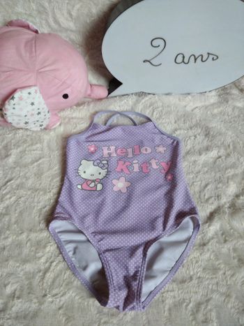 Maillot de bain 1 pièce Fille 2 ans Hello Kitty Sanrio