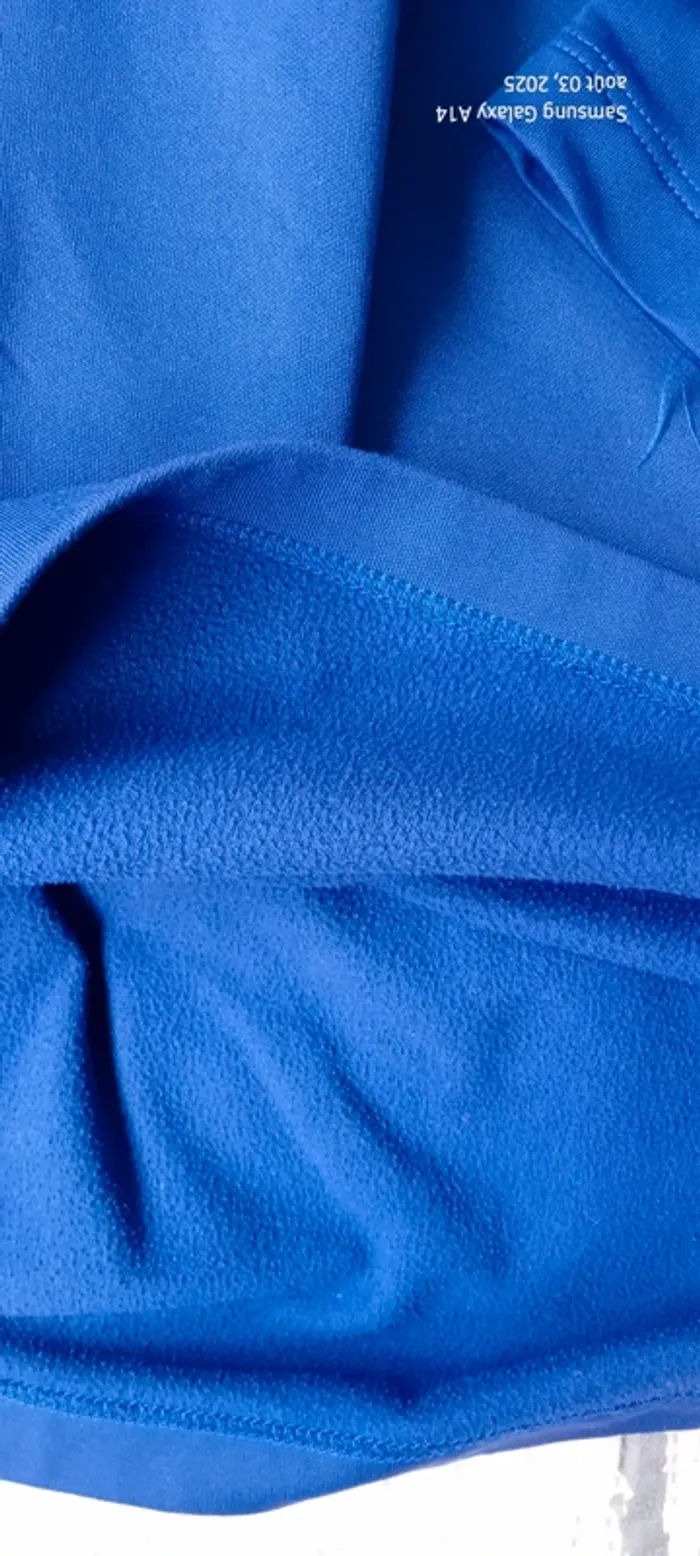 Sweat col zippé manches longues football As Roma nike bleu garçon 10/12 ans nike - photo numéro 17