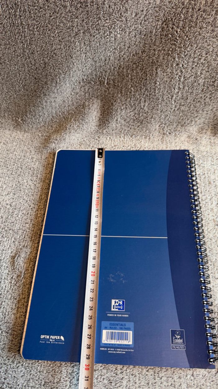 Cahier Oxford A4 spirales lignes - photo numéro 7