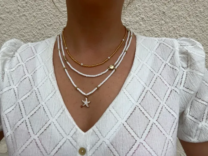 Ensemble de 3 colliers