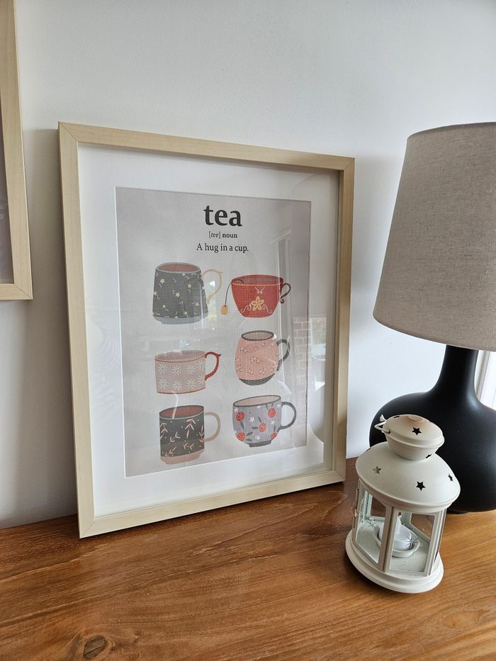 Affiche tasses de thé 30x40 - photo numéro 2