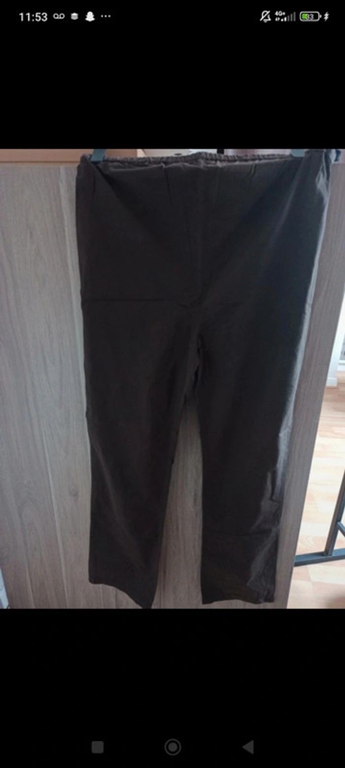 Pantalon marron de grossesse / maternité natalys taille 36