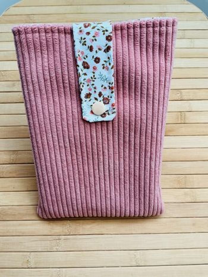 Pochette pour livre de poche 21X15 rose