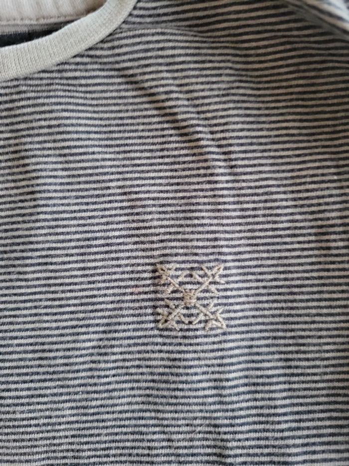 Lot de 5 tee-shirts manches longues garçon 8 ans multicolores - photo numéro 17