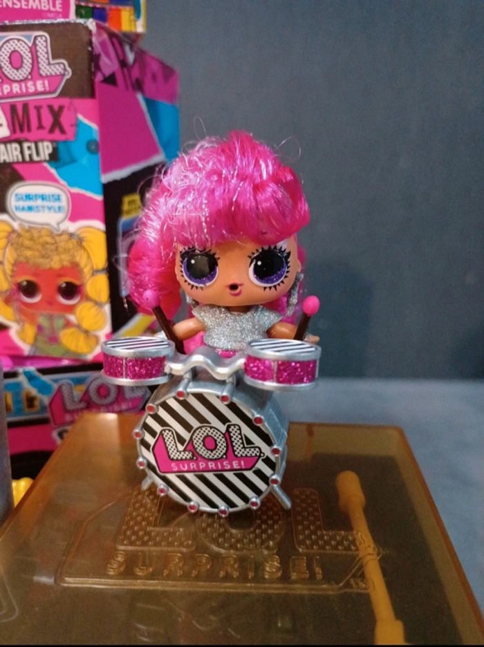 Lot de 3 Lol Surprise remix hairflip et pets - photo numéro 9