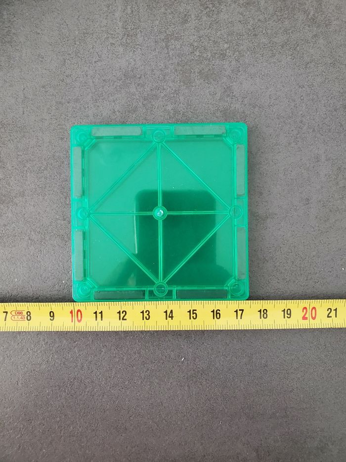 Tuiles magnétique 60pcs jeux construction aimanté - photo numéro 6