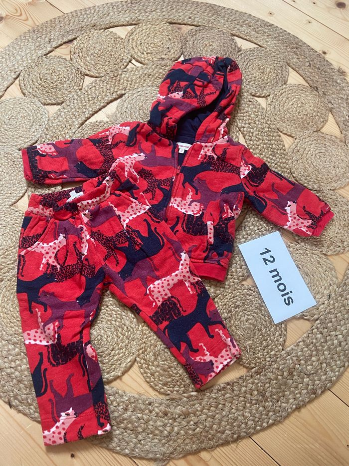 Ensemble de jogging catimini rouge