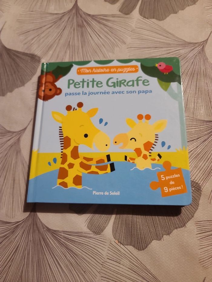 Livre puzzle girafe