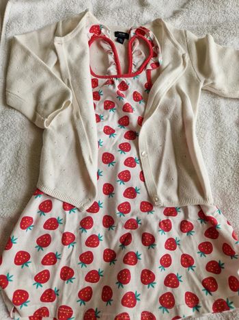 Ensemble robe et gilet 18 mois