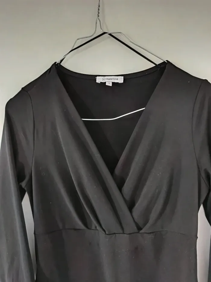 Robe de grossesse noire Maternité taille S - photo numéro 3