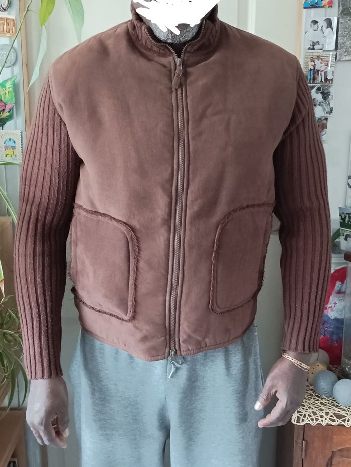 Vends veste homme suédine