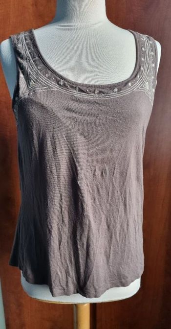 Débardeur marron taille 3