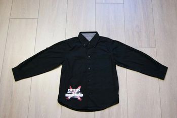 Chemise noir. Garçon 6 ans. Marque In Extenso