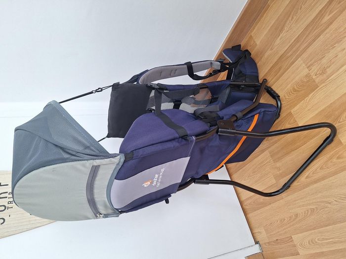 Porte bébé deuter kid carrier plus avec repose-pieds - photo numéro 3