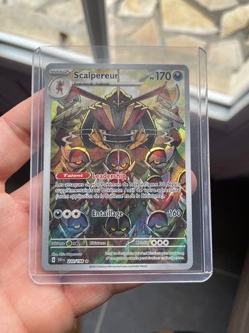 Pokemon carte Scalpereur AR EV01 220