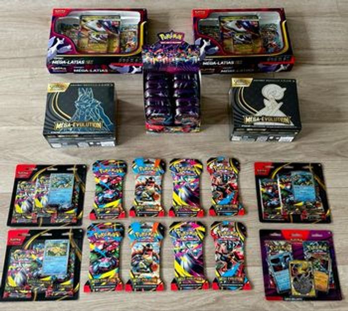 ETB Tripack Display Booster Pokemon Mega Evolution