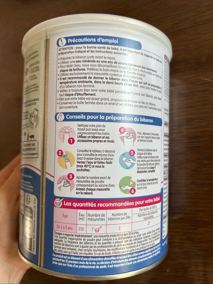 Lait en poudre guigoz optipro 4 - photo numéro 4
