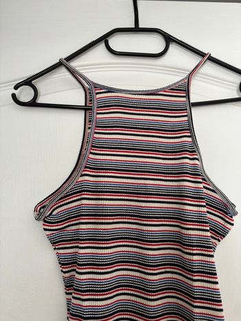 Body sans manche rayés