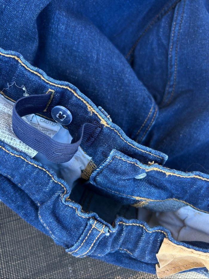 ZARA Jean bleu brut coupe droite garçon - photo numéro 2