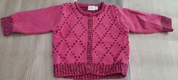 Gilet rose 9/12 mois mexx