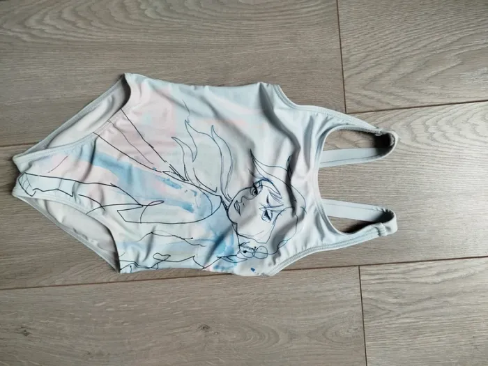 Maillot de bain reine des neige 6/7ans h&m