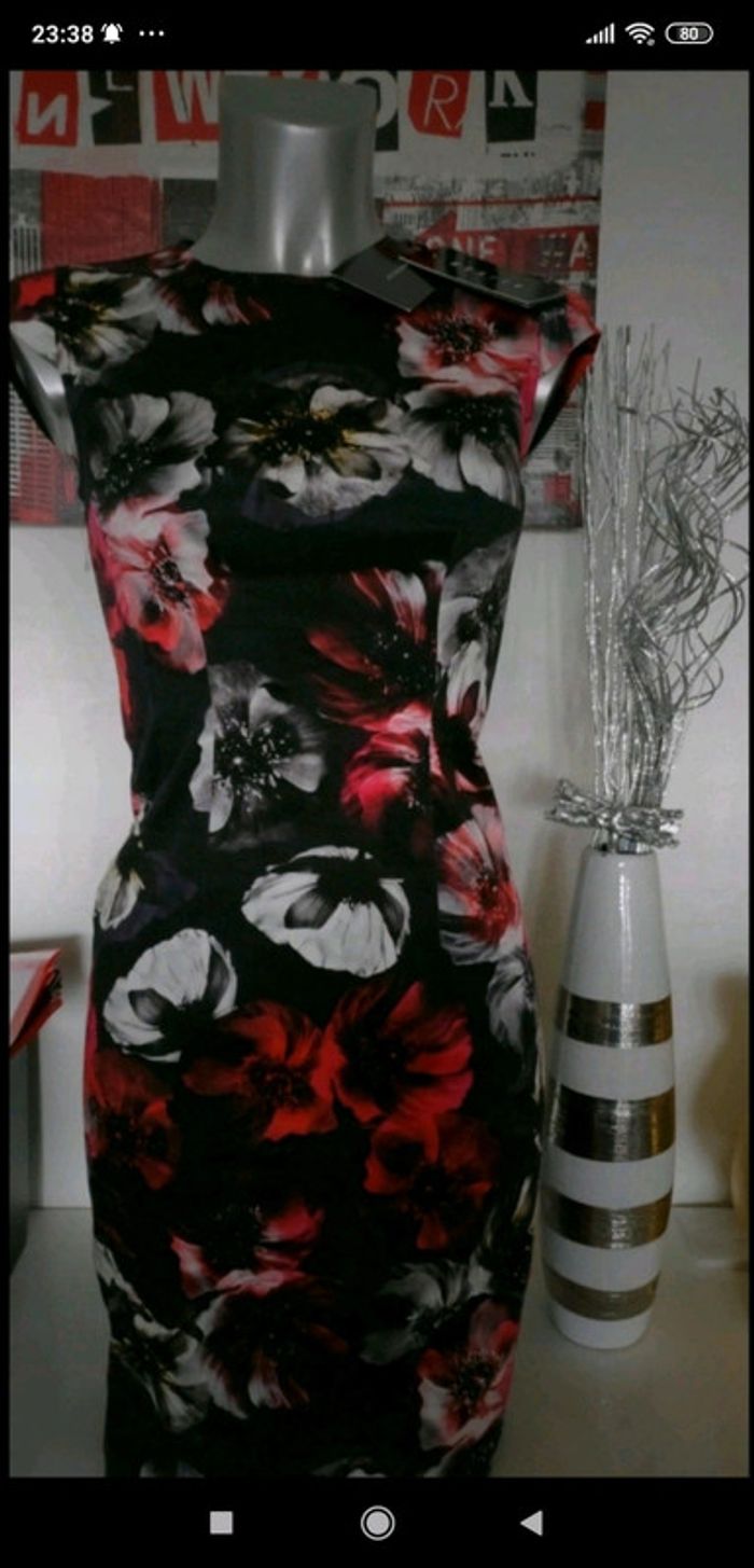 Robe sexy fleurie
