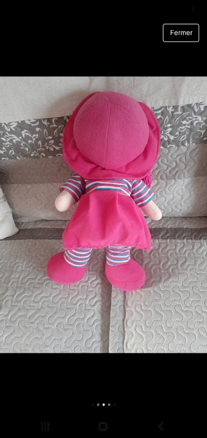 Jolie poupée de chiffon charlotte aux fraises 49cm - photo numéro 4