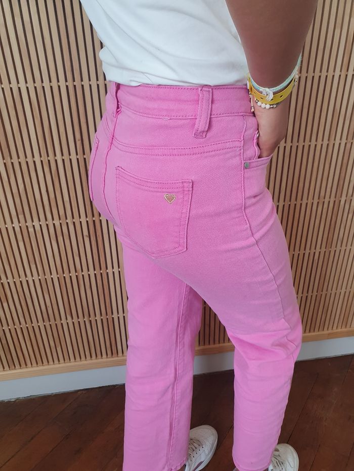 Jean large Québec rose fushia Taille 8 ans - photo numéro 5