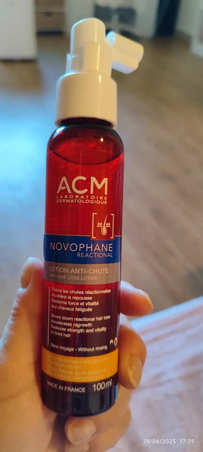 ACM Laboratoire Dermatologique Novophane Reactional Lotion Anti-chute 100 ml - photo numéro 3