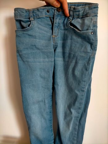 Jean slim Verbaudet délavé