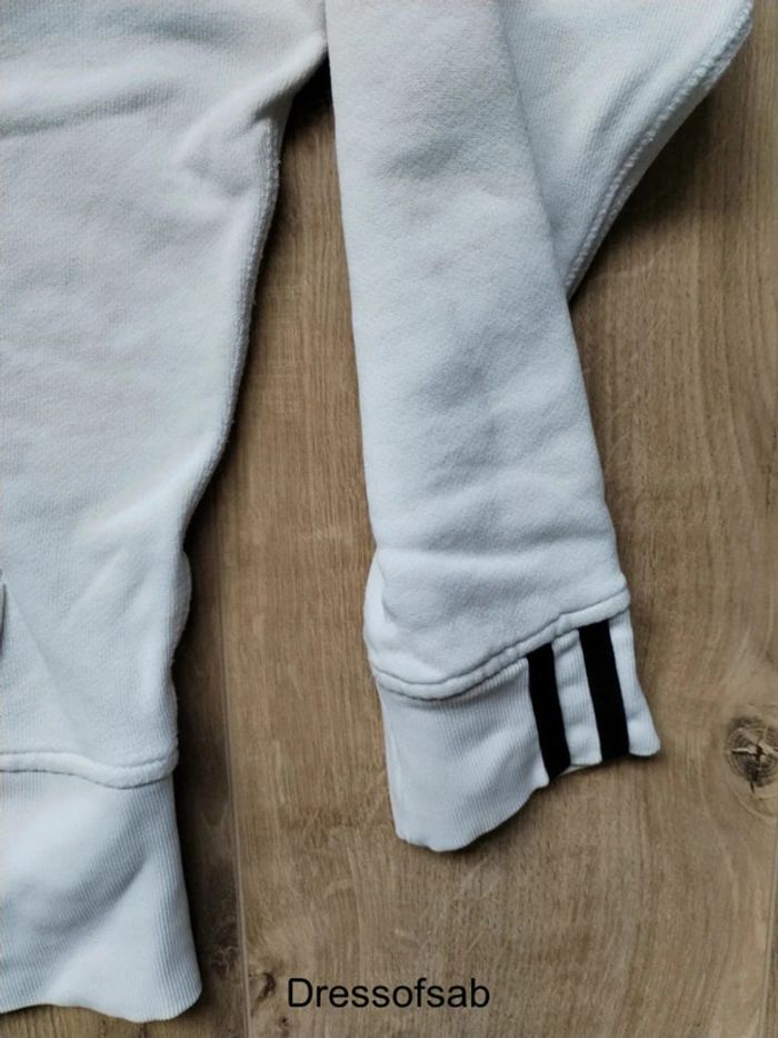 Hoodie Adidas Blanc - photo numéro 5
