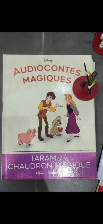 Numéro74 Livre + figurine édition audiocontes Magiques Altaya édition disney audio compte conte