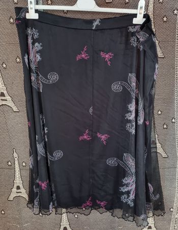 Jupe noir à motifs taille 58