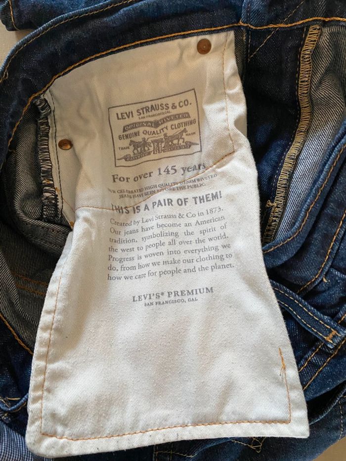 Jeans Levi’s 502 W30 L32 taille 40 bleu foncé - photo numéro 19