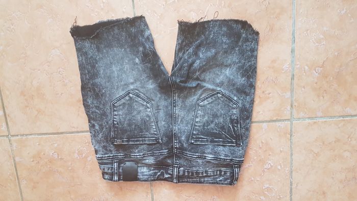 Short troué jeans femme noir 38 FB - photo numéro 3