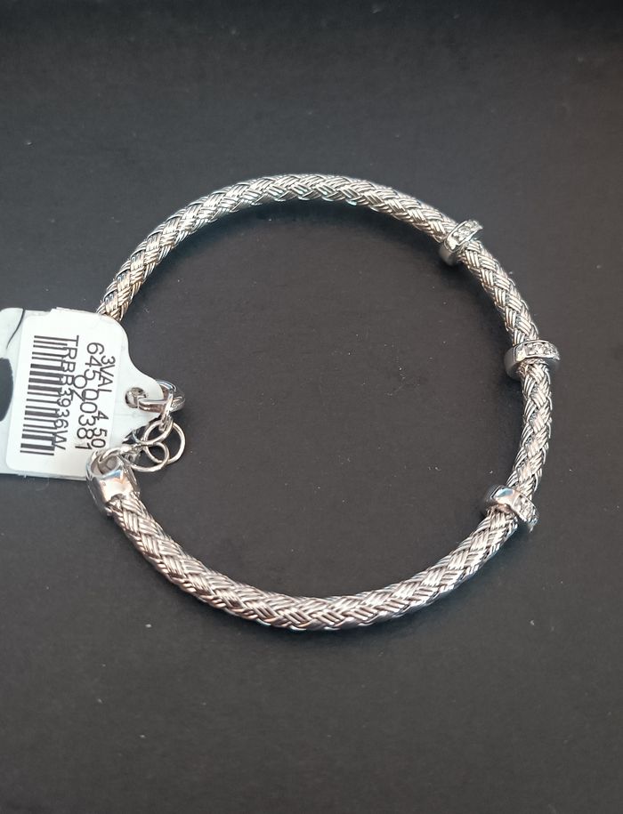 Bracelet Valenzi pour Enfant. Argent blanc 925, et oxydes de zirconium. Neuf - photo numéro 4