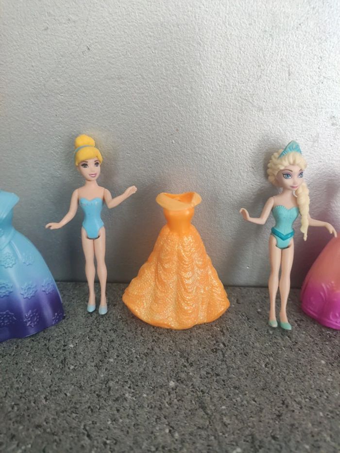 Lot figurines poupées magiclip Disney tbe - photo numéro 3
