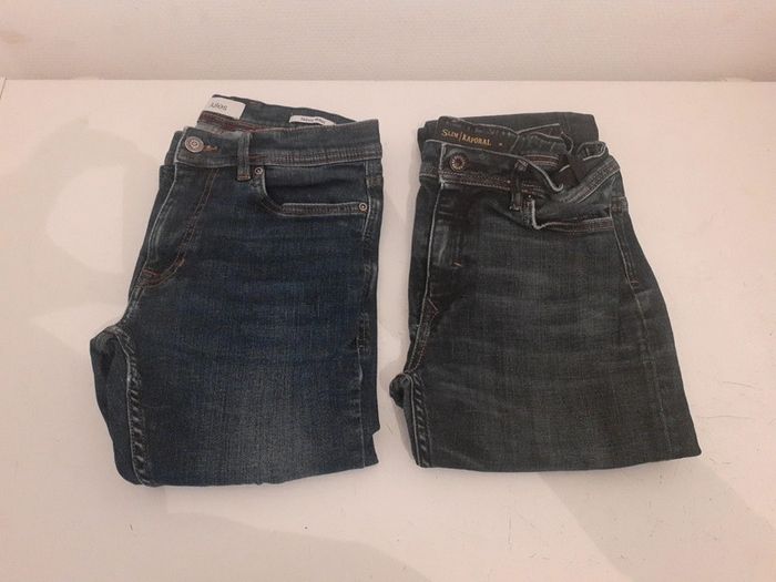 Lot de 2 jeans t.14 ans