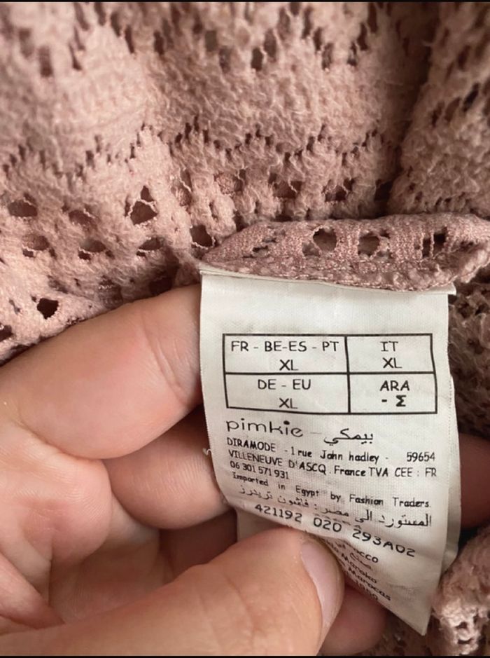 Haut manches longues vieux rose - photo numéro 4