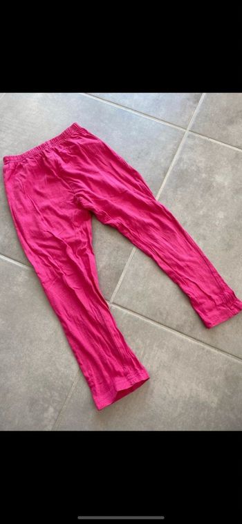 Pantalon bas de pyjama rose 4 ans