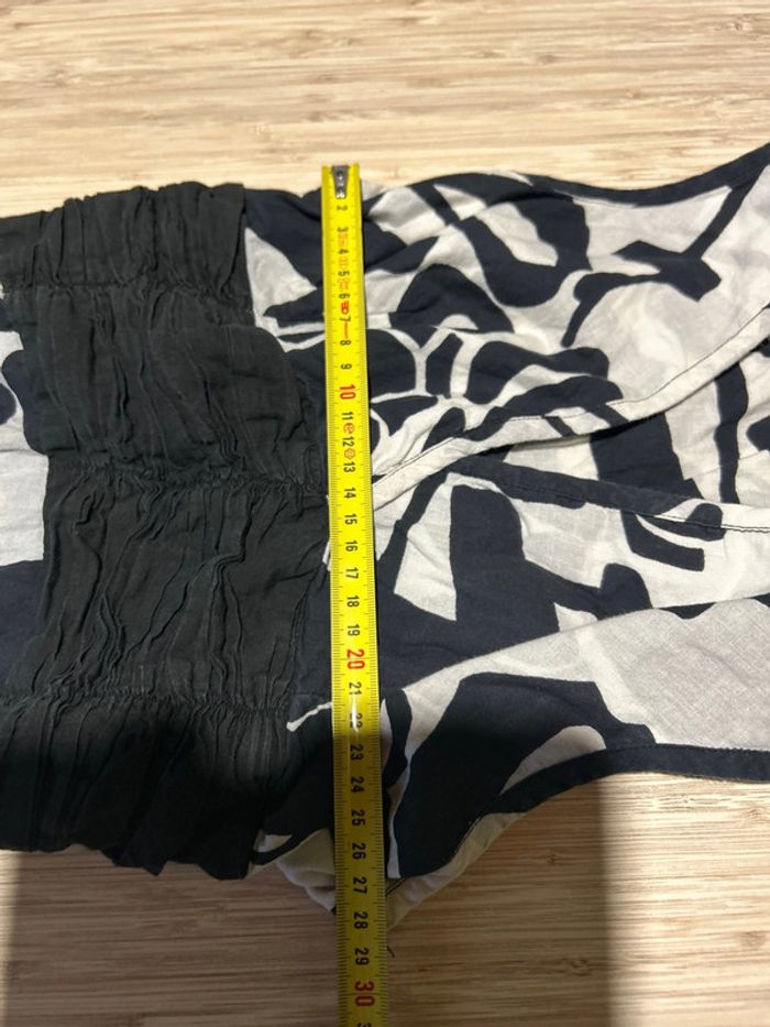 Robe d été courte légère sexy noir et blanc M 38 aller simplement - photo numéro 8