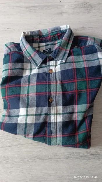 Chemise carreaux hiver